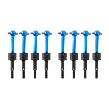8 Pièces Séries Arbre D'EntraîNement Universel En MéTal CVD 53792 pour TT-01 TT01 TT-02 TT02 TA04 1/10 Pièces de Mise à Niveau de Voiture