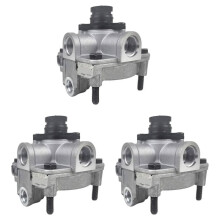 3X WG9000360524 Truck Sitrak Relay Valve Middle Rear Axle Brake Pipe Air Valve for Howo T7H SMT Relay Valve 9730110010