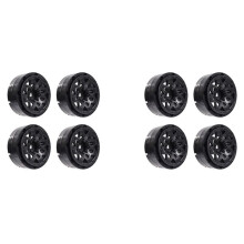 8PCS Plastic Beadlock 1.9 Wheel Hub Rim for 1/10 RC Crawler Axial SCX10 90046 AXI03007 TRX4 RC4WD D90