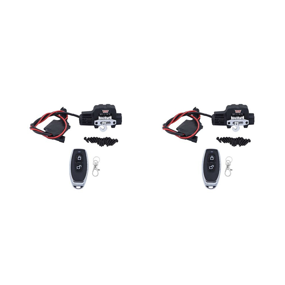 2X Rc Car Winch And Remote Control For Trx4m 1/18 Rc Crawler Car Upgrade Parts Accessories 4714217991414