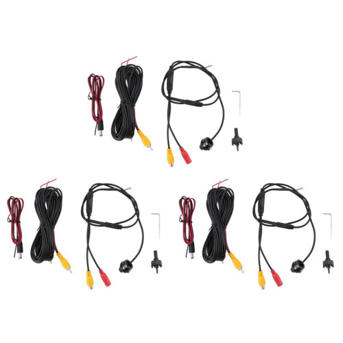 3X 360 Car Rear Front Side View Backup Reversing Camera Waterproof Night Vision