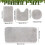Badezimmerteppich-Set, Plüsch-WC-Matte in U-Form, Grau, 4-teilig 3