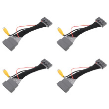 4X Car Rear View Camera Adapter Wire Harness Cable Video Connector for CRV EXI 2012-2016