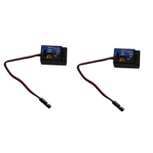 2X High-Speed Drift Auxiliary Gyro for WPL D12 Truck Drift Flat Running RC Car Auxiliary Modification Accessories