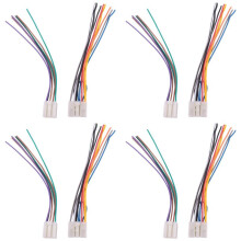 Stereo Cd Player Wiring Harness for /Scion/ Wire Adapter Aftermarket Radio Plugs 4 Pair Connector Cable