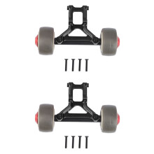 2X Metal Wheelie Bar for Arrma 1/8 Kraton Typhon Notorious Outcast Talion RC Car Upgrade Parts,1