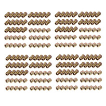 200 St Hane/Hona ÄNde Skruvmuttrar för BromsröR M10 X 1 mm 3/16 Tum OD KopparbromsröR LedningsröRkopplingar Metriska