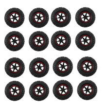 16 StüCk 1,9 Zoll 96 mm Reifen im MaßStab 1:10 mit Felge für 1/10 SCX10  CC01 D90 CC01 RC Rock Crawler Teile