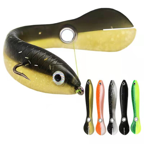 10cm Soft Paddle Tail Shrimp Lure (2 pcs) 1