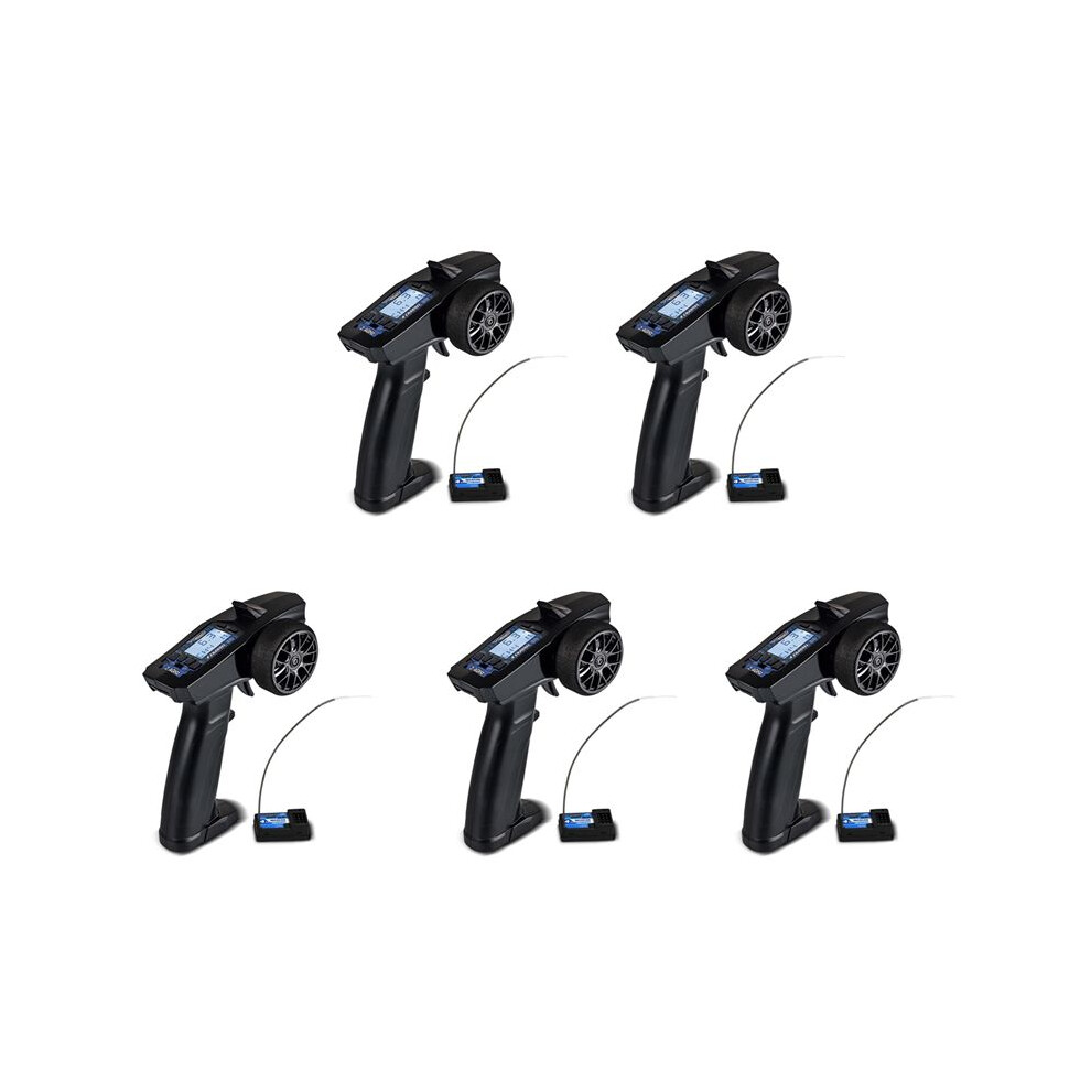 5X Turbo Racing 2.4G 4Ch Remote System Lcd Display Radio Transmitter Remote Control With Receiver For Rc Car Auto Boat 6034264380039