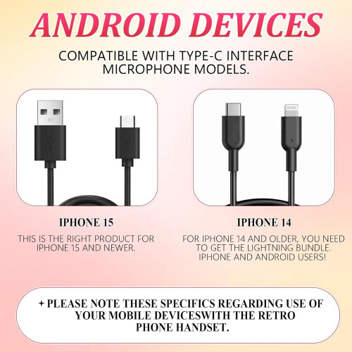 Retro Phone Handset for iPhone and Android 2026 Vintage 2