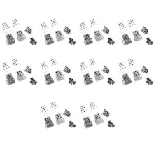 40Pcs RC Car Metal Shock Tower Bracket Kits Shock Sbsorbers Extension for 1/16 WPL C-14/C-14K Truck Off Road Car