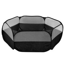 Foldable Small Animals Playpen 120x120x36cm, Breathable Indoor/Outdoor Pet Enclosure