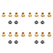 4X Metallgehäuse 144001-1295 6X5.2 Flanschbuchse für 144001 1/14 4WD RC Autoersatzteile