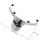 Silver-Plated Drum Rim Mount Hanger 1 Pack 6