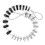 Portable Thread Tester Bolt Nut Screw Bolt Nut Screw Checking Checker 26 Male/Female Size Gauge Measuring Tool Kit 1