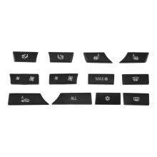 12pcs Button Key Caps A/C Heater Kit Panel for F07 /F10/F11 F01/F02
