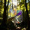 Handgefertigter Windspinner aus Buntglas, Memphis Melody2026 6