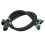Par de Chicote de Fios de ExtensãO de Sensor de OxigêNio O2 de 24 Polegadas para Camaro Corvette LS2 LS3 LS7 L99 LTT 213-4408, 213-1694 1