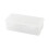 Extra Large Stackable Pencil Box, Translucent Clear Storage Case for Gel Pens, Markers, Erasers – Locking Lid, Compatible with Standard Office 2