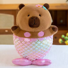 (Gold,35cm)Zeemeermin otter knuffeldier met zacht materiaal voor kinderen en slaapkamerdecoratie