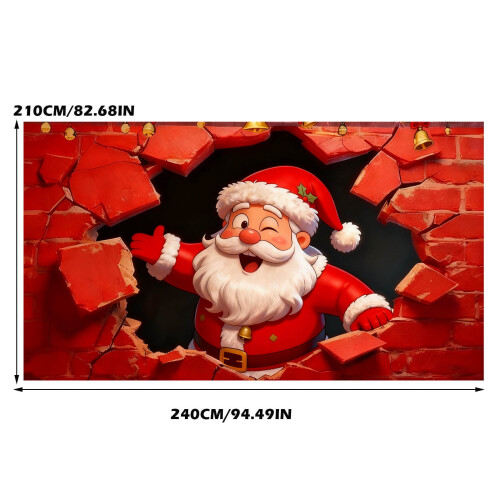 Karácsonyi garázsajtó borítás8x7ft 2