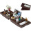 Foldable Bamboo Bathtub Caddy Tray – 28.5–40.1 in 1