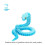 Decoração de cobra impressa em 3D, 30 cm, 1 peça. 1