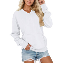 Fleece Pullover Sweatshirt Soft Thermal Winter Wear Cozy Oversized Crewneck Top With Pockets For Casual Athletic Comfort