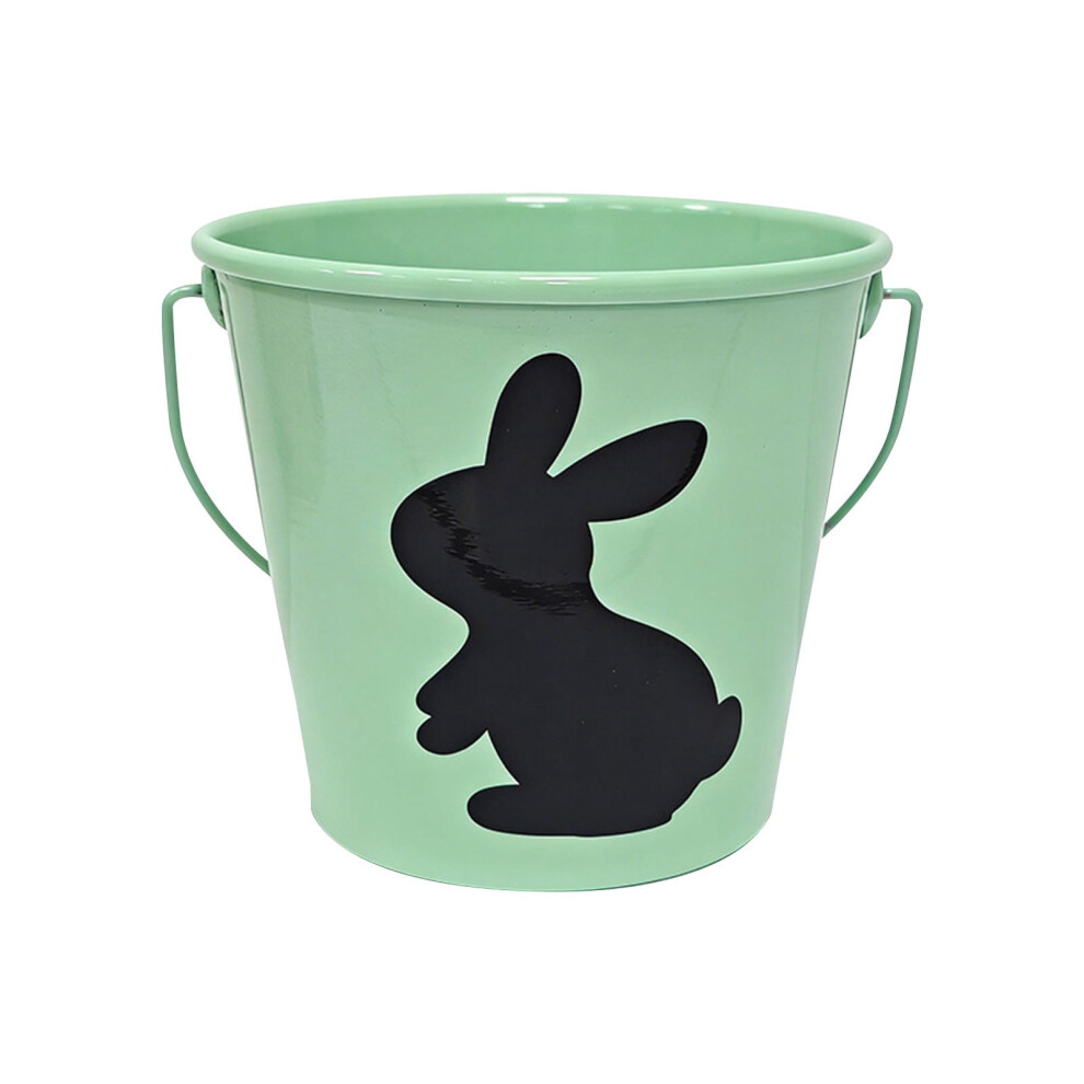 Metal Bunny Candy Bucket With Handle Â 1 Piece 962125001365