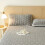 Milk Velvet Pillowcase Gray 48x74cm 1