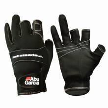 ABU Garcia Drei-Finger-Angelhandschuhe, PU-Leder,