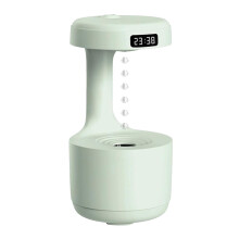 Taiseoir Ceo Fuar Scamall Báistí 800ml le Solas Oíche LED