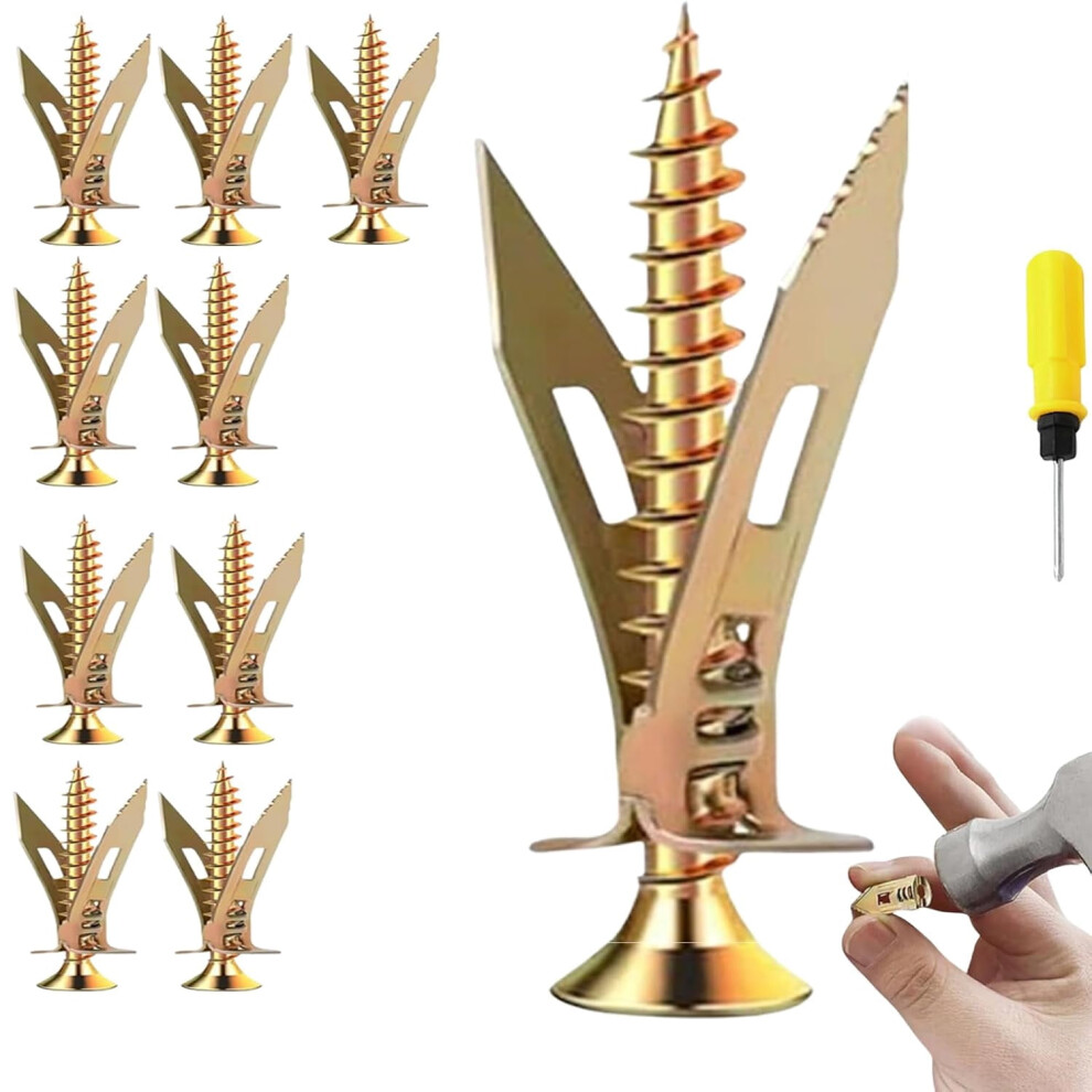 Drywall Expansion Anchors With Zinc Screws Kit 80 Lb 962125735222