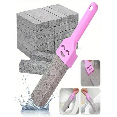 Puimsteen toiletreiniger met handvat, 3-pack