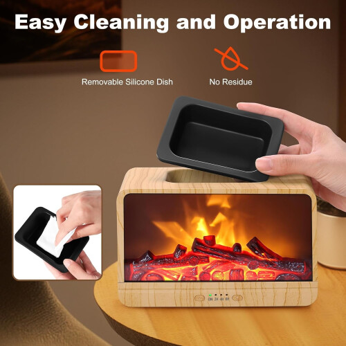Scaldacera elettrico con timer e piastra riscaldante PTC