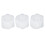 Lippenförmiger Fersen-Patch mit transparentem Kleber, 3 Rollen 3