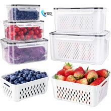 Recipientes para fruta de nevera a prueba de fugas (5 unidades)