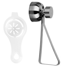 Ensemble ouvre-coquilles d'œufs en acier inoxydable et plastique (2 pièces)