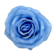 Mini Artificial Rose Heads Sky Blue 1 Pack
