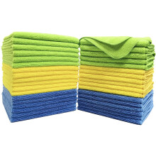 Mikrokuituiset puhdistusliinat 12 x 12 tuumaa 50 kpl