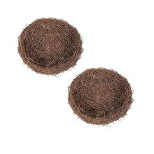 2-pakning kunstige rottingfuglereder – 8,6 cm runde