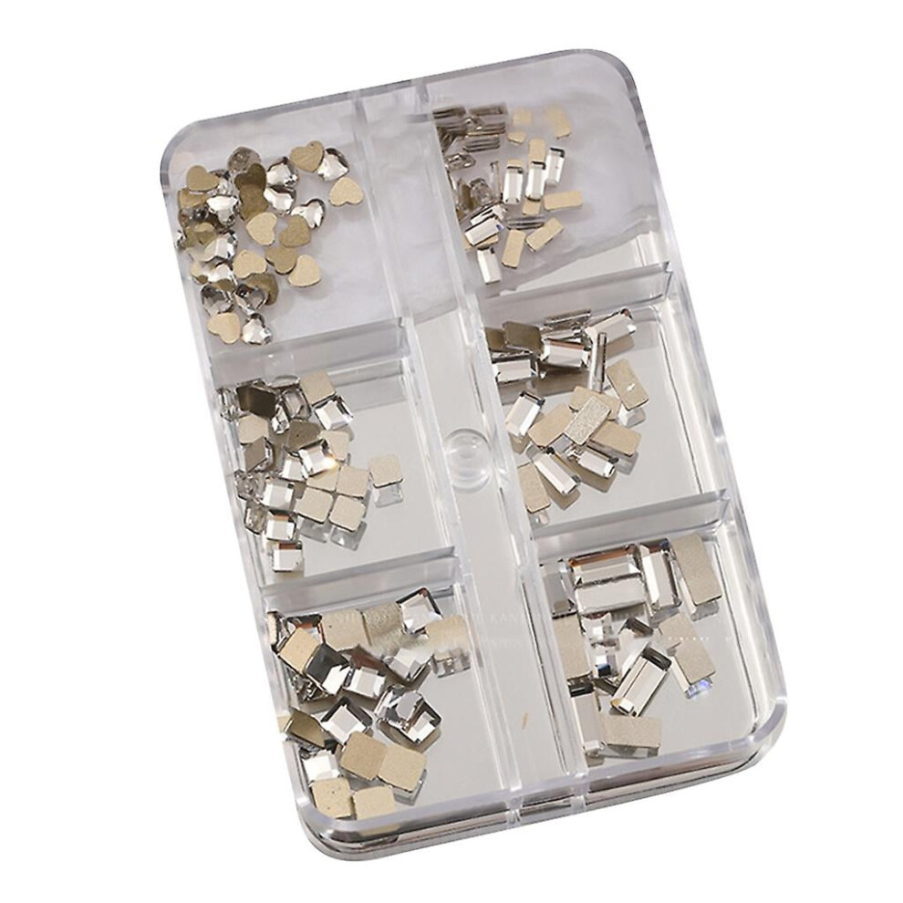 Mixed Shape Flat-Back Rhinestones for Nail Art