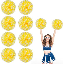 8 fémes pompon, 30 cm-es gyűrűs kivitelben