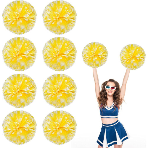 pompons métalliques de 30 cm, style anneau