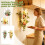 Artificial Hanging Floral Swag with Ribbon – Polyester 1