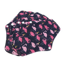 T12 5 pièces Tissu en charbon de bambou Taille M Disques à motifs floraux