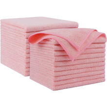 Microfiber Cleaning Cloths 50PK, 1212", Absorbent Towels for Cars, SUVs, Windows, Kitchen & Home – Compatible with All Surfaces