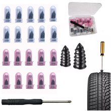 Kit de reparación de neumáticos con tapones roscados para coche y motocicleta