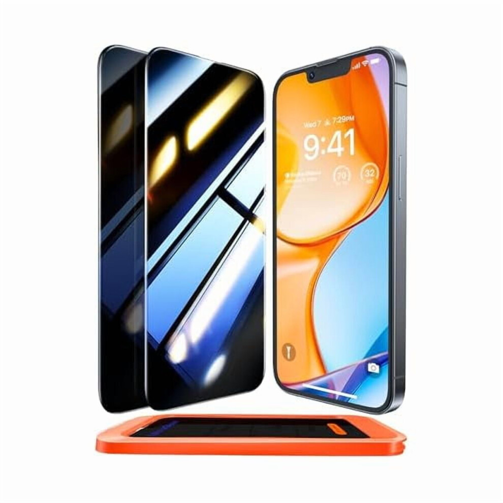 Iphone 14 Privacy Screen Protector 9H Hardness 2-Pack 971050141961
